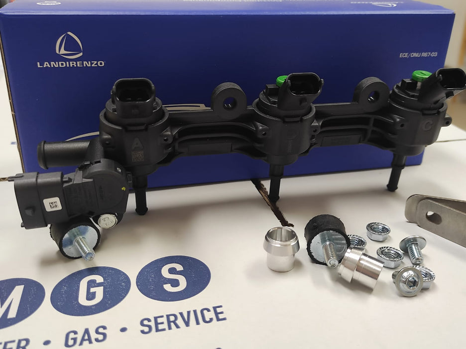 RAIL GI12 3 CILINDRI LANDI RENZO OEM DACIA / PSA cod. 674000800