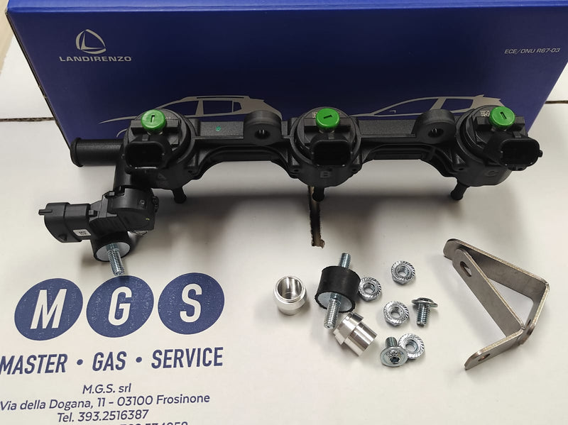 RAIL GI12 3 CILINDRI LANDI RENZO OEM DACIA / PSA cod. 674000800
