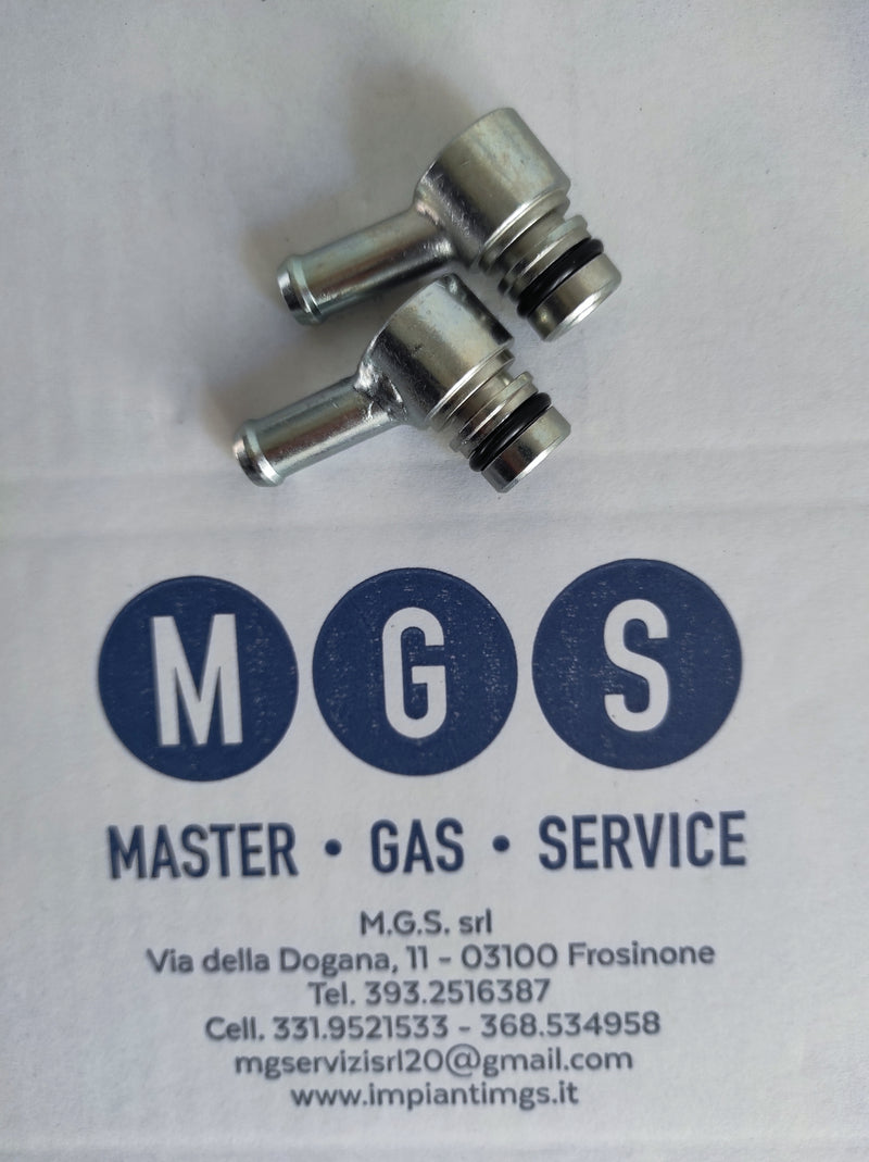 SPOLE ACQUA IN METALLO PER RIDUTTORE GPL  LI10 DIAM 10 FCA (conf 2 pz)