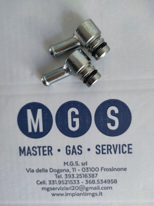 SPOLE ACQUA IN METALLO PER RIDUTTORE GPL  LI10 DIAM 10 FCA (conf 2 pz)