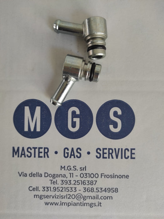 SPOLE ACQUA IN METALLO PER RIDUTTORE GPL  LI10 DIAM 10 FCA (conf 2 pz)